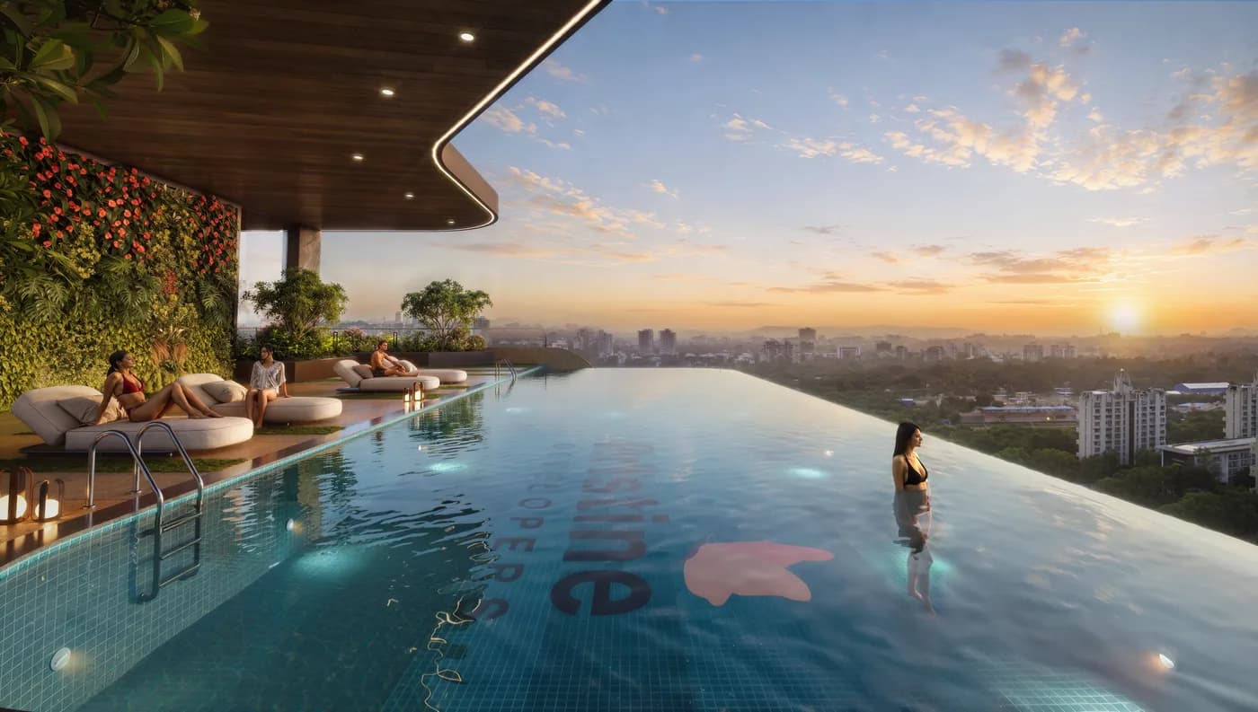 Infinity Swimming Pool at Pristine Amore