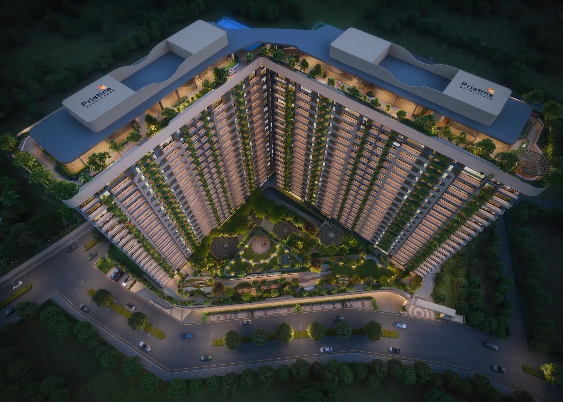 Pristine Amore tower elevation